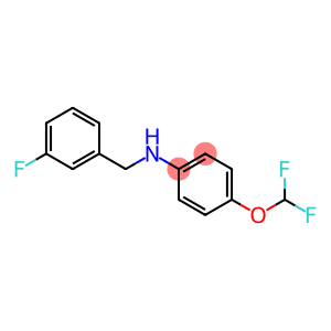 4-(difluoromethoxy)-N-[(3-fluorophenyl)methyl]aniline