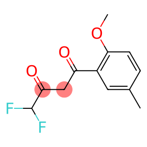 4,4-difluoro-1-(2-methoxy-5-methylphenyl)butane-1,3-dione