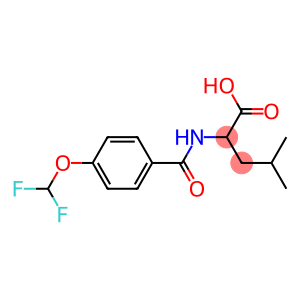 2-{[4-(difluoromethoxy)phenyl]formamido}-4-methylpentanoic acid