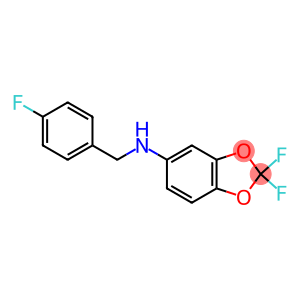 2,2-difluoro-N-[(4-fluorophenyl)methyl]-2H-1,3-benzodioxol-5-amine