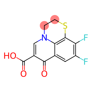 9,10-difluoro-7-oxo-2,3-dihydro-7h-pyrido[1,2,3-de][1,4]-benzothiazine-6-carboxylic acid