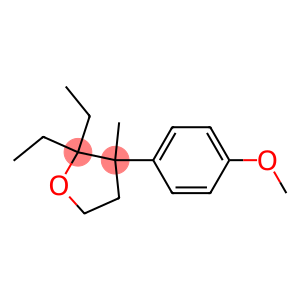 2,2-Diethyl-3-(4-methoxyphenyl)methyltetrahydrofuran