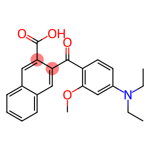 3-(4-Diethylamino-2-methoxybenzoyl)-2-naphthalenecarboxylic acid