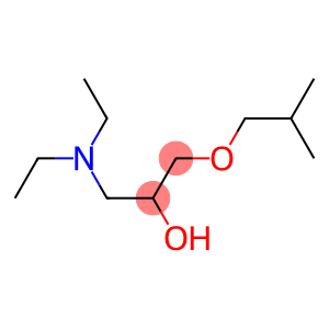 1-Diethylamino-3-(2-methylpropoxy)-2-propanol