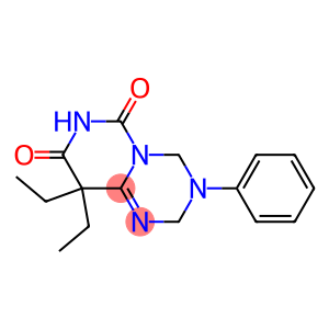 9,9-Diethyl-3-phenyl-3,4-dihydro-2H-pyrimido[1,6-a]-1,3,5-triazine-6,8(7H,9H)-dione