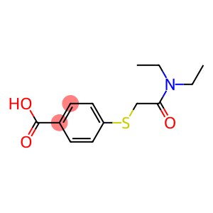 4-{[2-(diethylamino)-2-oxoethyl]thio}benzoic acid