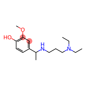 4-(1-{[3-(diethylamino)propyl]amino}ethyl)-2-methoxyphenol