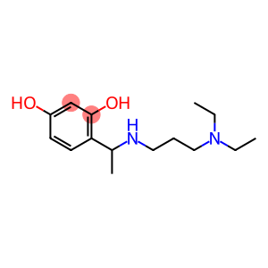 4-(1-{[3-(diethylamino)propyl]amino}ethyl)benzene-1,3-diol