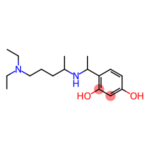 4-(1-{[5-(diethylamino)pentan-2-yl]amino}ethyl)benzene-1,3-diol