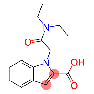 1-[(diethylcarbamoyl)methyl]-1H-indole-2-carboxylic acid