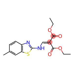 diethyl 2-{[(6-methyl-1,3-benzothiazol-2-yl)amino]methylidene}malonate