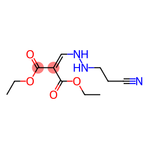 diethyl 2-{[2-(2-cyanoethyl)hydrazino]methylidene}malonate