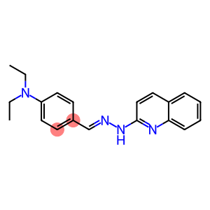 4-(diethylamino)benzaldehyde 2-quinolinylhydrazone