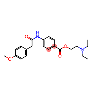 2-(diethylamino)ethyl 4-{[(4-methoxyphenyl)acetyl]amino}benzoate