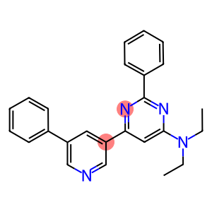 DIETHYL-[2-PHENYL-6-(5-PHENYL-PYRIDIN-3-YL)-PYRIMIDIN-4-YL]-AMINE