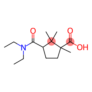3-DIETHYLCARBAMOYL-1,2,2-TRIMETHYL-CYCLOPENTANECARBOXYLIC ACID