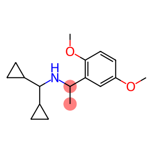(dicyclopropylmethyl)[1-(2,5-dimethoxyphenyl)ethyl]amine