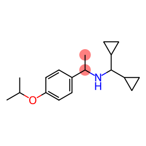 (dicyclopropylmethyl)({1-[4-(propan-2-yloxy)phenyl]ethyl})amine