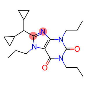 8-Dicyclopropylmethyl-1,3,7-tripropylxanthine