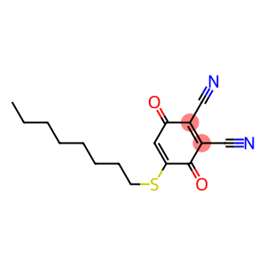 2,3-Dicyano-5-(octylthio)-1,4-benzoquinone