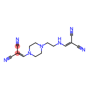 2-[(4-{2-[(2,2-dicyanovinyl)amino]ethyl}piperazino)methylidene]malononitrile