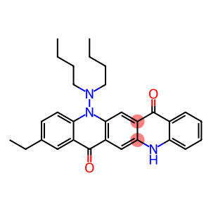 5-(Dibutylamino)-2-ethyl-5,12-dihydroquino[2,3-b]acridine-7,14-dione