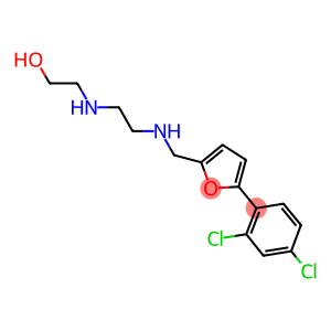 2-{[2-({[5-(2,4-dichlorophenyl)-2-furyl]methyl}amino)ethyl]amino}ethanol