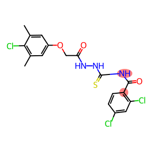 2,4-dichloro-N-({2-[(4-chloro-3,5-dimethylphenoxy)acetyl]hydrazino}carbothioyl)benzamide