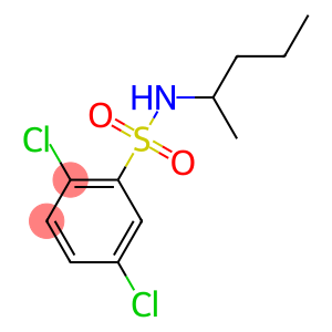 2,5-dichloro-N-(1-methylbutyl)benzenesulfonamide