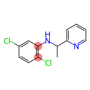2,5-dichloro-N-[1-(pyridin-2-yl)ethyl]aniline
