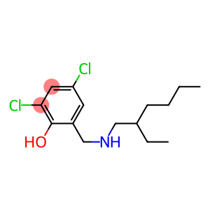 2,4-dichloro-6-{[(2-ethylhexyl)amino]methyl}phenol
