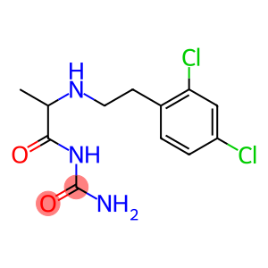 (2-{[2-(2,4-dichlorophenyl)ethyl]amino}propanoyl)urea