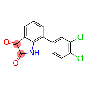 7-(3,4-dichlorophenyl)-1H-indole-2,3-dione