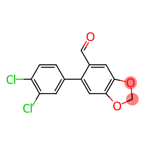6-(3,4-dichlorophenyl)-1,3-benzodioxole-5-carbaldehyde