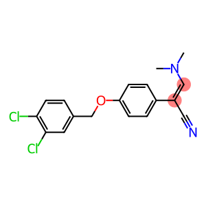 2-{4-[(3,4-dichlorobenzyl)oxy]phenyl}-3-(dimethylamino)acrylonitrile