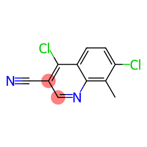 4,7-DICHLORO-8-METHYL-QUINOLINE-3-CARBONITRILE