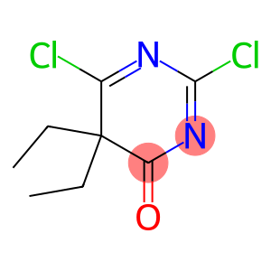 2,6-DICHLORO-5,5-DIETHYL-5H-PYRIMIDIN-4-ONE