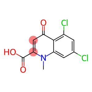 5,7-Dichloro-1-methyl-1,4-dihydro-4-oxoquinoline-2-carboxylic acid