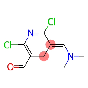 2,6-Dichloro-3,4-dihydro-3-[(dimethylamino)methylene]pyridine-5-carbaldehyde