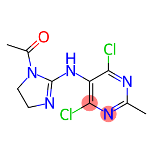 4,6-DICHLORO-2-METHYL-5-(1-ACETYL-2-IMIDAZOLIN-2-YL)-AMINOPYRIMIDINE
