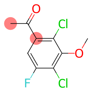 1-(5-氟-3-甲氧基-2,4-二氯苯基)乙酮
