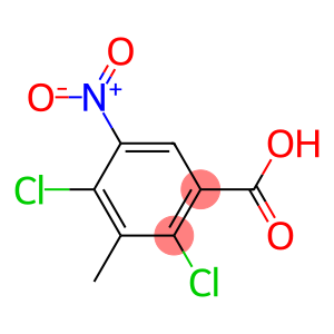 3-甲基-2,4-二氯-5-硝基苯甲酸
