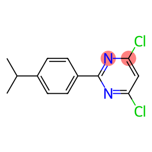4,6-DICHLORO-2-(4-ISOPROPYLPHENYL)PYRIMIDINE
