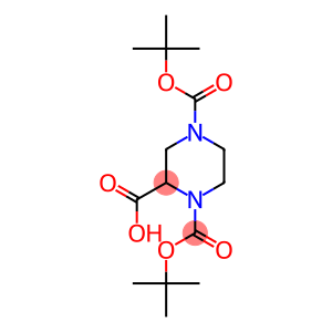 1-N-boc-4-N-boc-哌嗪-2-甲酸