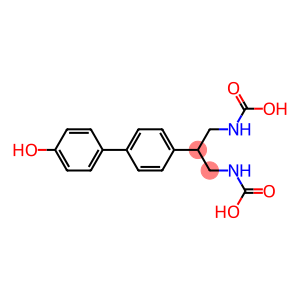 Dicarbamic acid 2-(4'-hydroxy-1,1'-biphenyl-4-yl)trimethylene ester