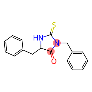 3,5-dibenzyl-2-thioxo-4-imidazolidinone