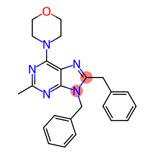 8,9-DIBENZYL-2-METHYL-6-MORPHOLINO-9H-PURINE