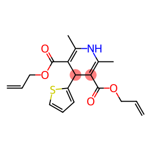 diallyl 2,6-dimethyl-4-thien-2-yl-1,4-dihydropyridine-3,5-dicarboxylate