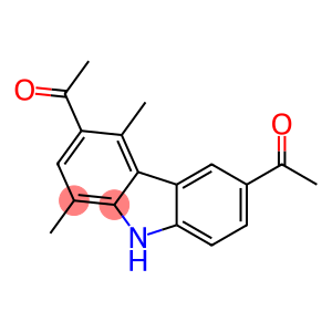 3,6-Diacetyl-1,4-dimethyl-9H-carbazole