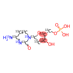2'-Deoxycytidine 5'-monophosphate-13C915N3